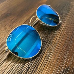 Round flash lens ray bans